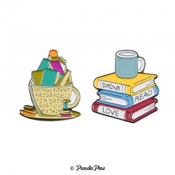 Set Books and Coffee