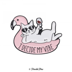 Insigna metalica cool cat